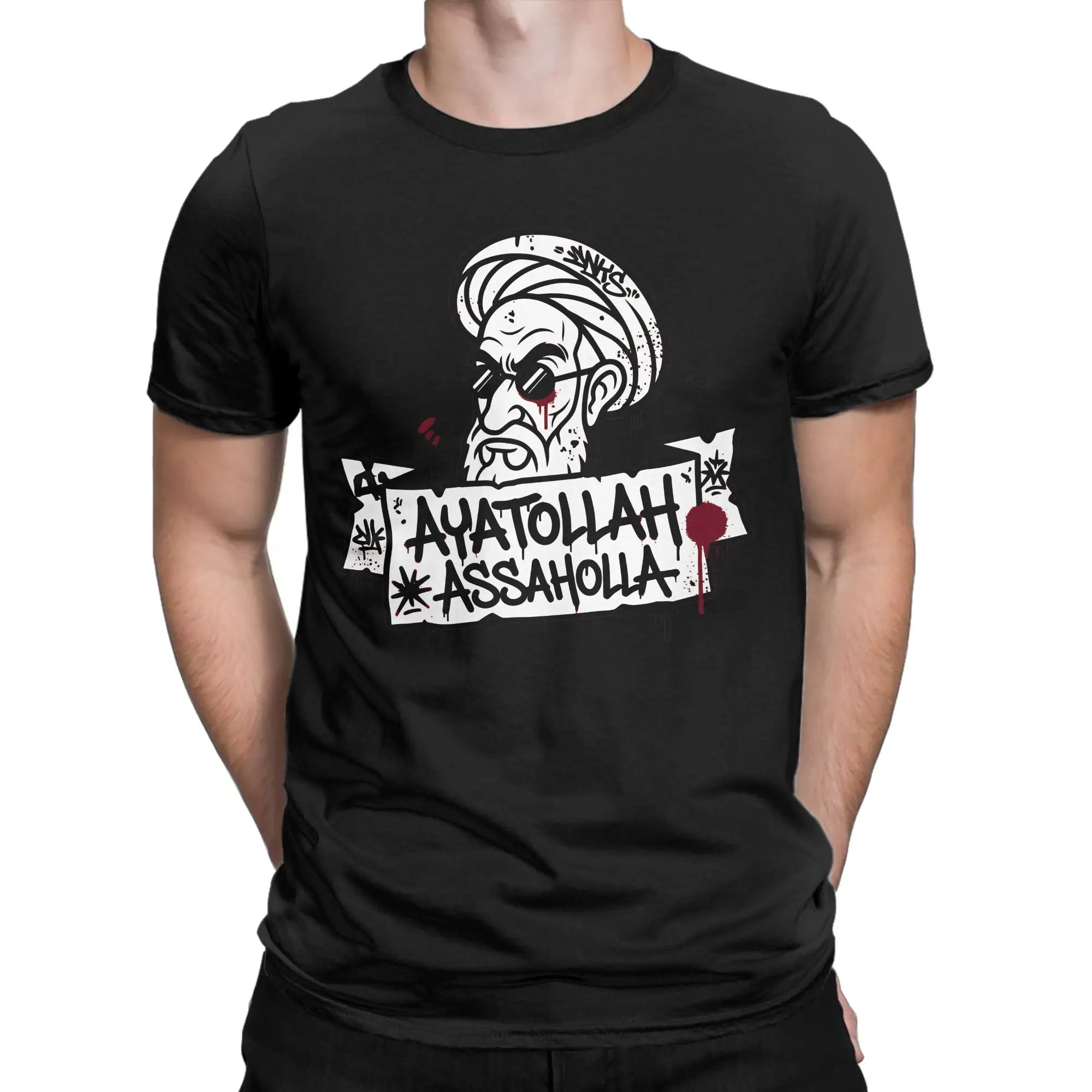 Mens Womens RIP Iran Ayatollah Ali Khamenei 1939 - 2026  T Shirt 100% Cotton Printed T-Shirt  Top Clothing