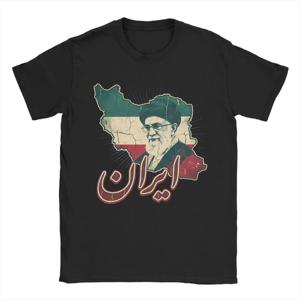 Graphic Printing We Love You Ayatollah RIP 1939-2026 IRAN Ali Khamenei T Shirt for Men's Clothing Women Summer Cotton T Shirt