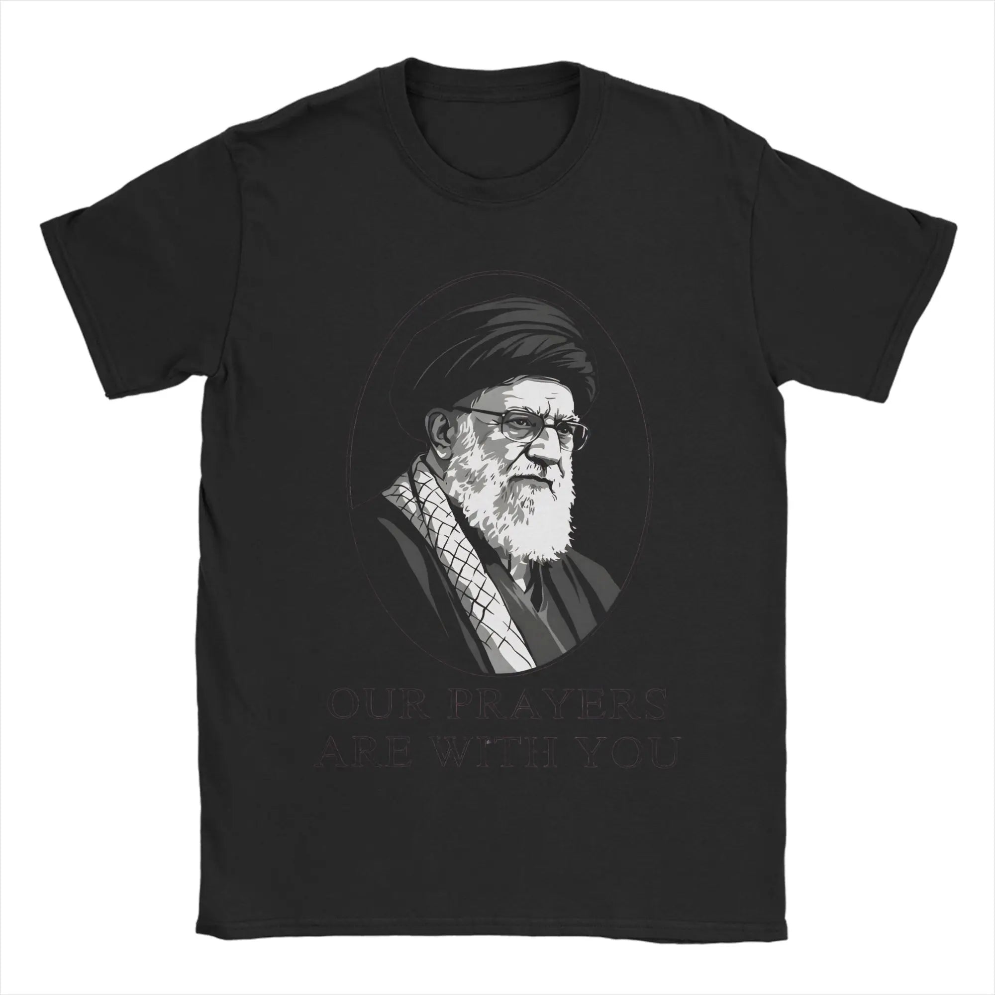Graphic Printing We Love You Ayatollah RIP 1939-2026 IRAN Ali Khamenei T Shirt for Men's Clothing Women Summer Cotton T Shirt