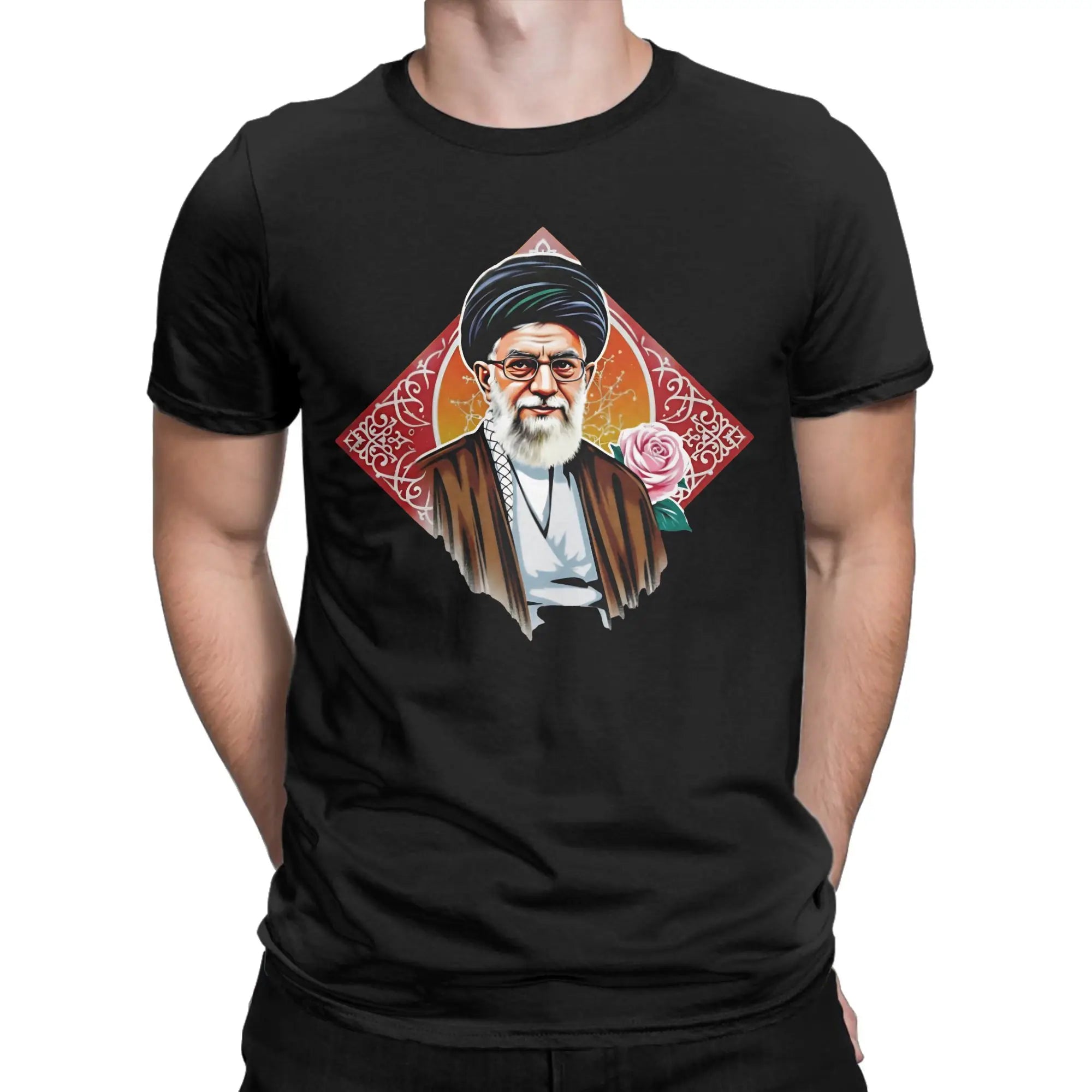 Mens Womens RIP Iran Ayatollah Ali Khamenei 1939 - 2026  T Shirt 100% Cotton Printed T-Shirt  Top Clothing