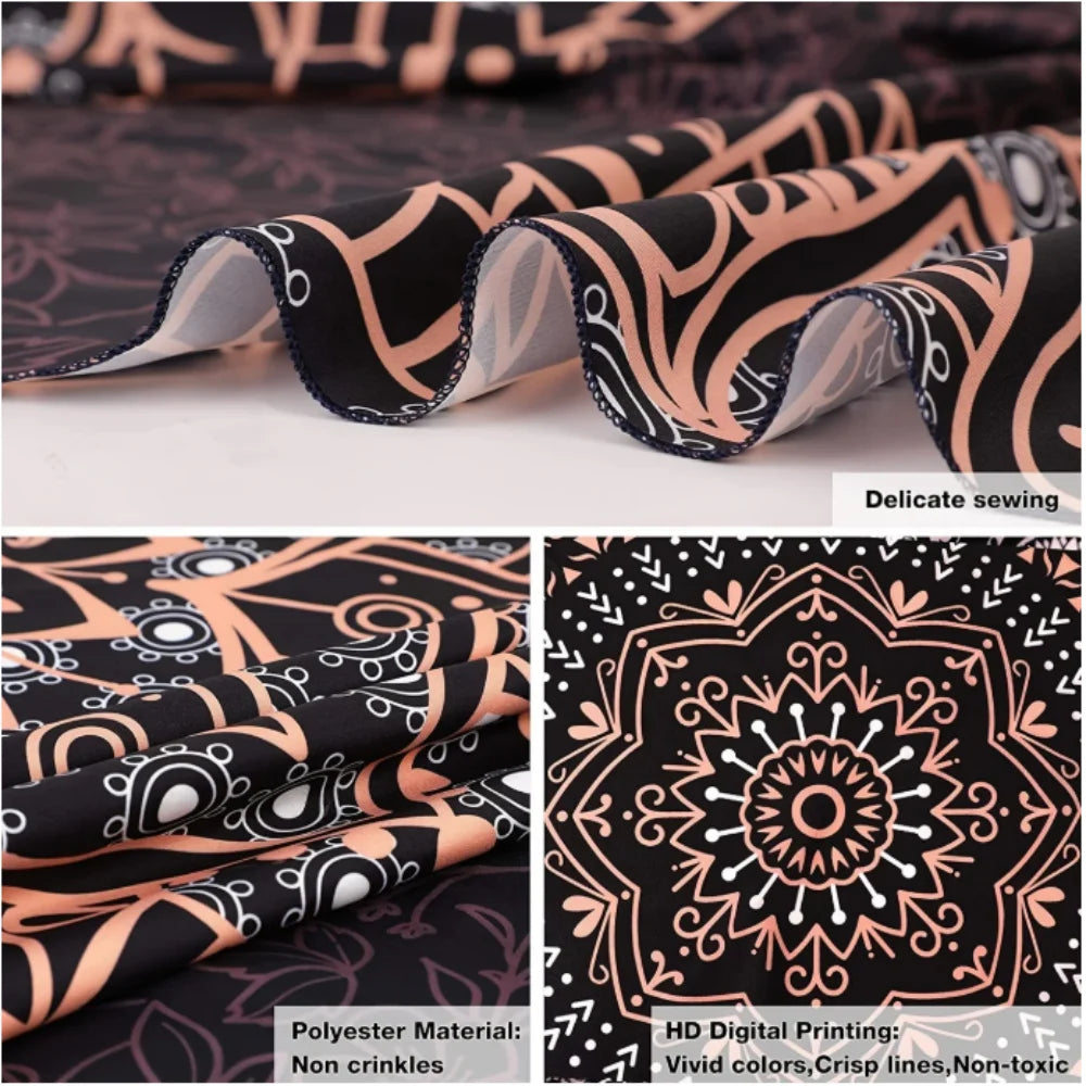 VIKAMA Arabic Calligraphy Art Tapestry Mosque Muslim Home Decor Exotic Living Room Accent Room Decoration